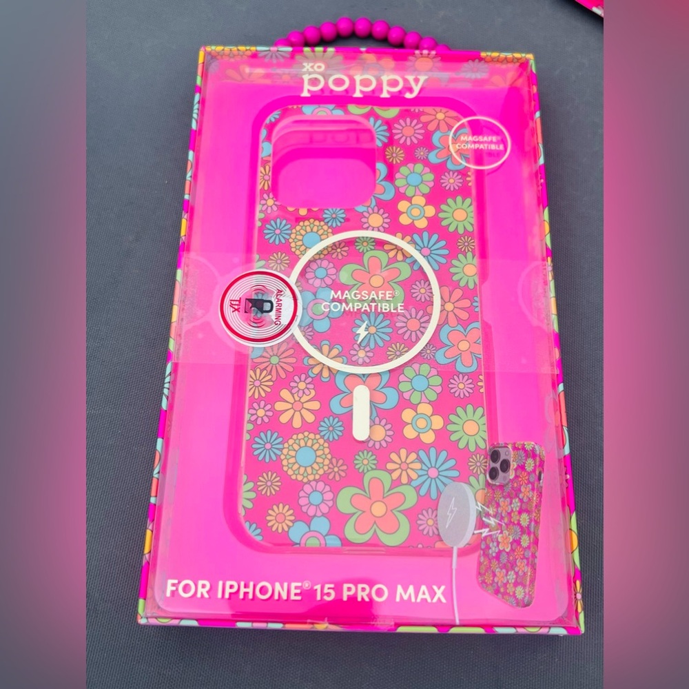 XO Poppy IPhone 15 Pro Max Phone Case
